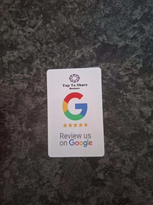 Tap To Share Business Google Review card Tap To Share Business Google Review card