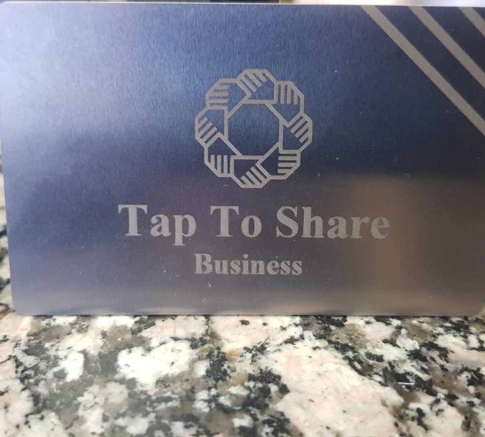 Silver Stainless Steel Business Card