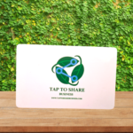 NFC Business card finished in PVC